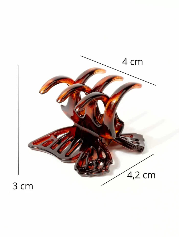 BROCHE/TIBURON FORMA DE MARIPOSA