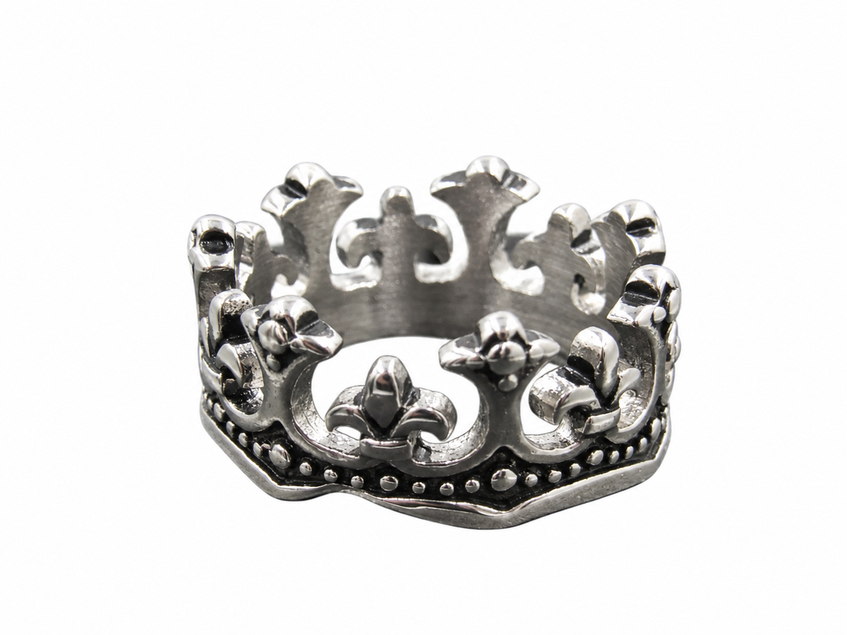 Anillo Corona de acero