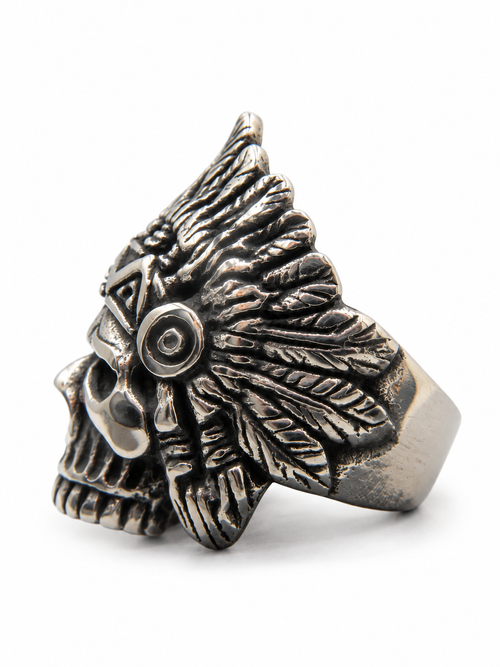 Anillo Calavera Tribu