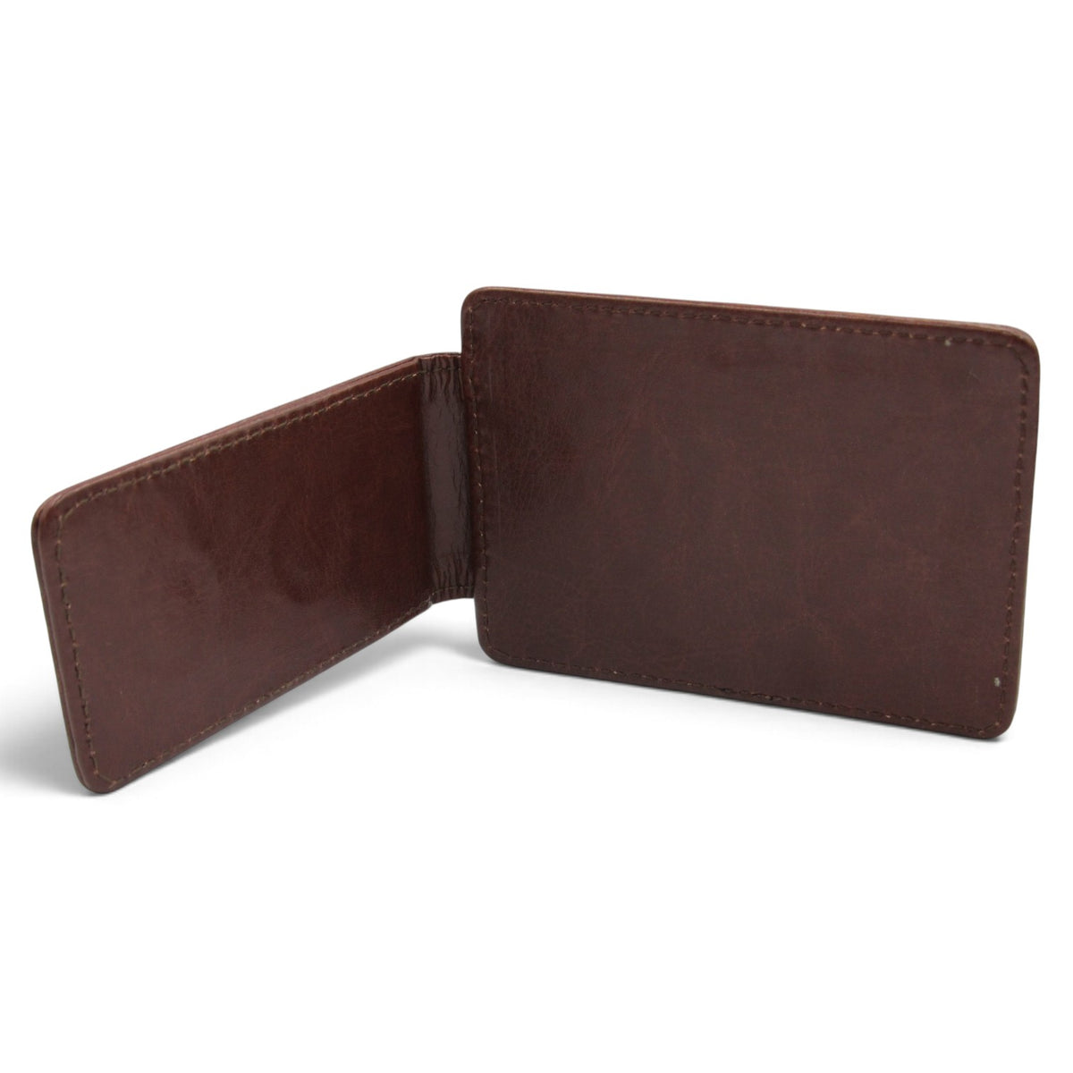 Billetera con imán café