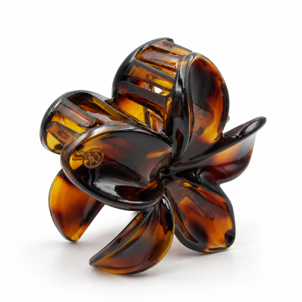 Tiburón/broche Flor grande