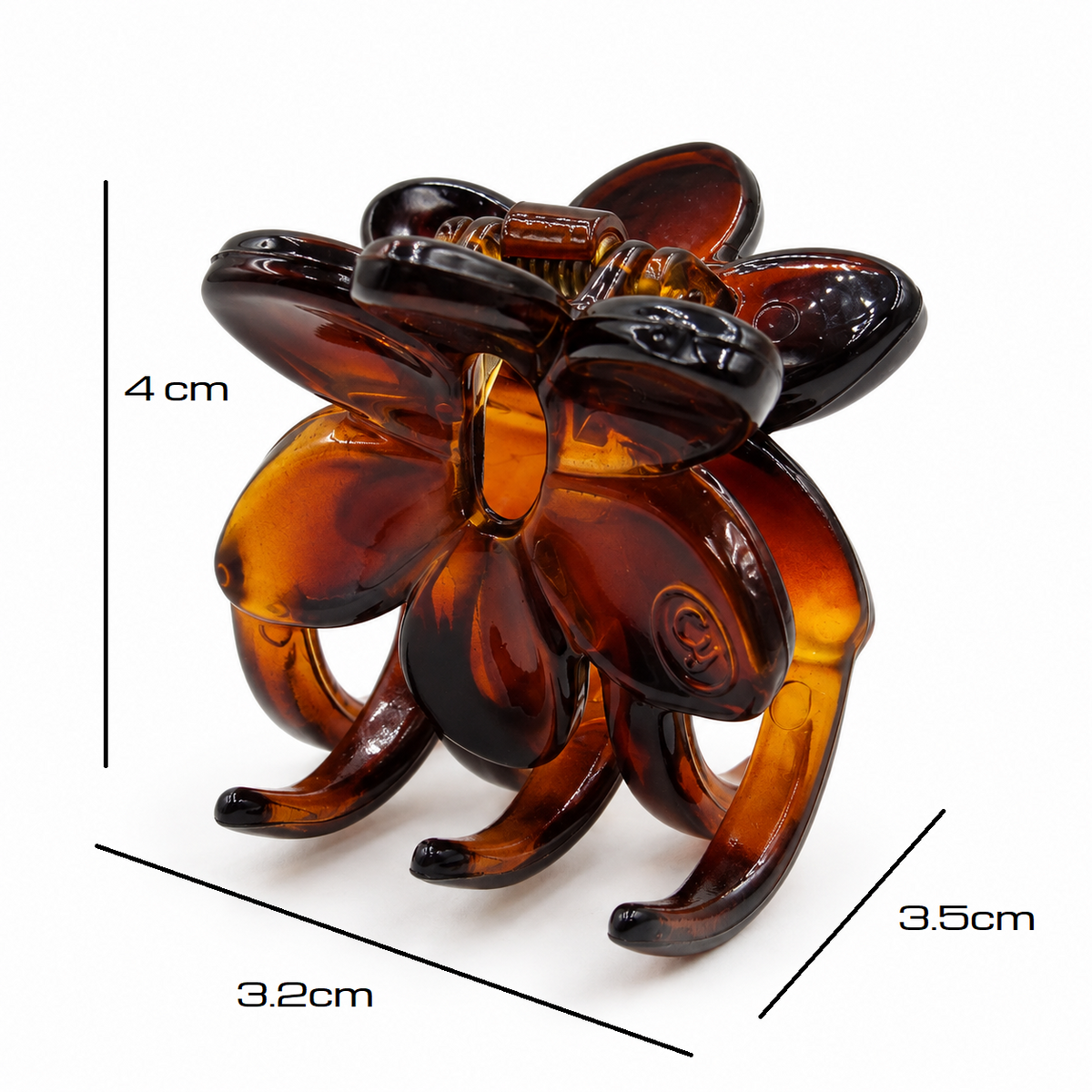Tiburón / Broche Flor Mediana