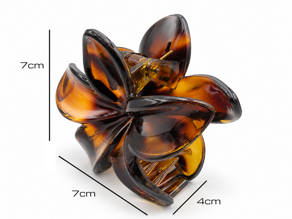 Tiburón/broche Flor grande