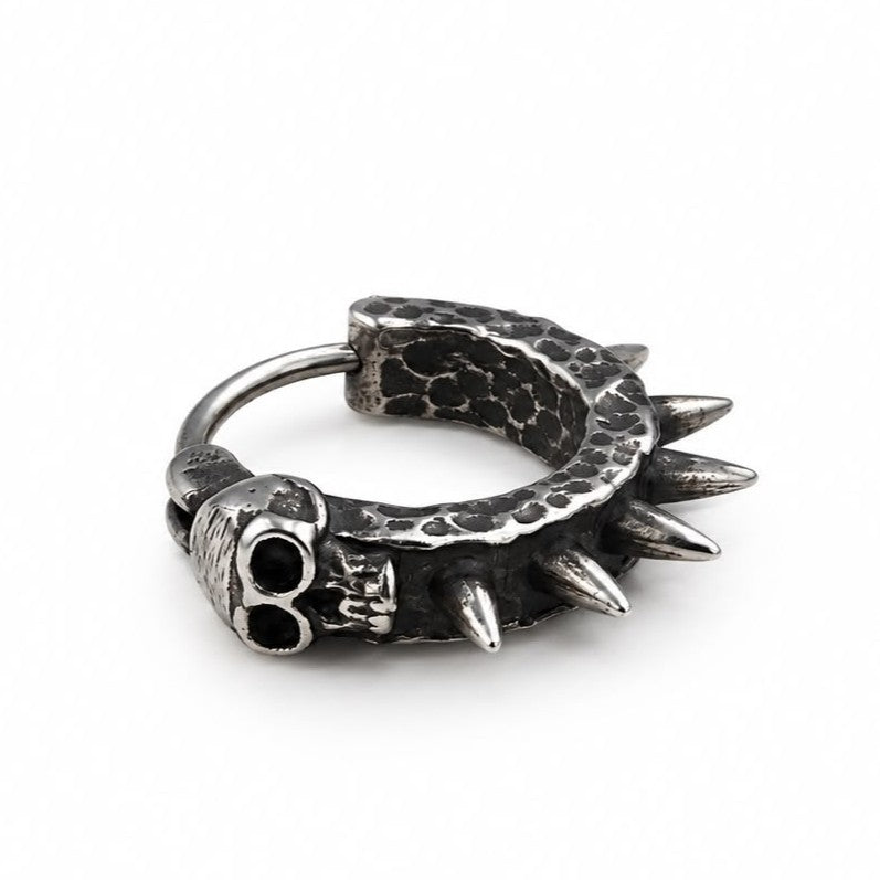 Aro punk calavera