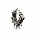 Aro punk calavera